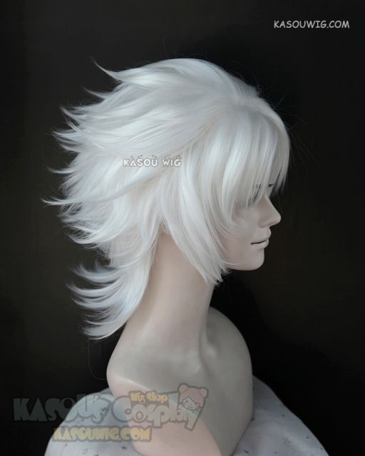 League of Legends Spirit Blossom Yone/ Fate Apocrypha Shirou Kotomine white layered wig