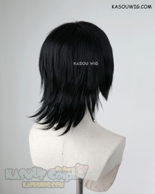 Voltron: Legendary Defender Keith jet black short flippy cosplay wig