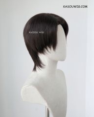 Voltron: Legendary Defender Hunk natural black middle-parted short cosplay wig