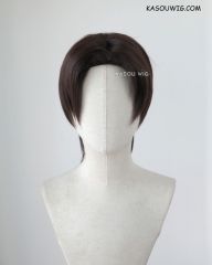 Voltron: Legendary Defender Hunk natural black middle-parted short cosplay wig