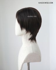 Voltron: Legendary Defender Hunk natural black middle-parted short cosplay wig