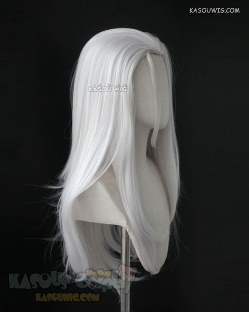 Voltron: Legendary Defender Prince Lotor silver white 72cm long slicked-back straight cosplay wig KA002