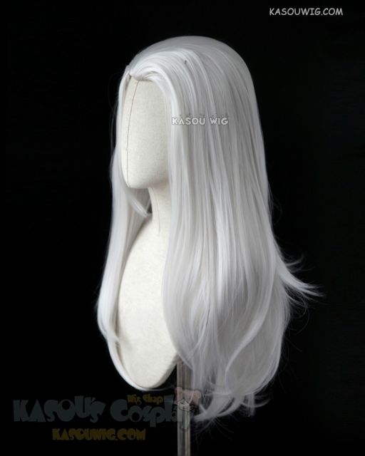 Voltron: Legendary Defender Prince Lotor silver white 72cm long slicked-back straight cosplay wig KA002