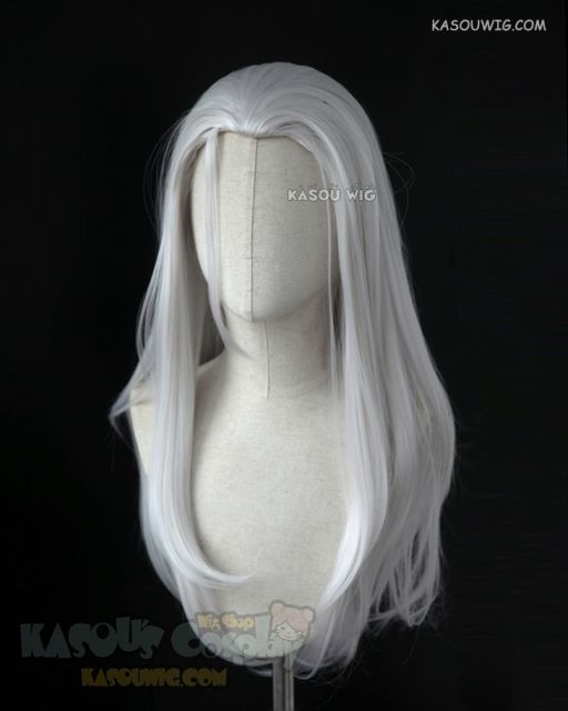 Voltron: Legendary Defender Prince Lotor silver white 72cm long slicked-back straight cosplay wig KA002