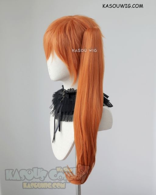 My Hero Academia Kendo Itsuka orange clip-on ponytail wig  ( SP15)