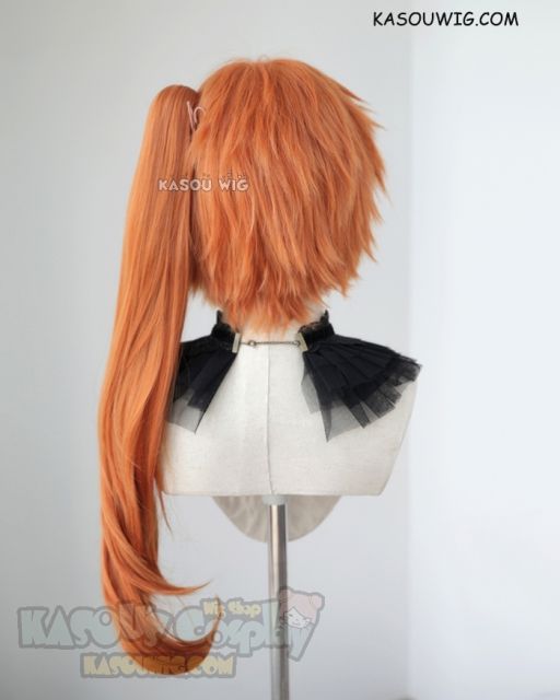 My Hero Academia Kendo Itsuka orange clip-on ponytail wig  ( SP15)