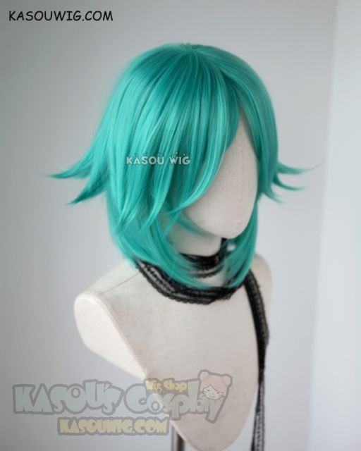 Houseki no Kuni Phosphophyllite short green cosplay wig