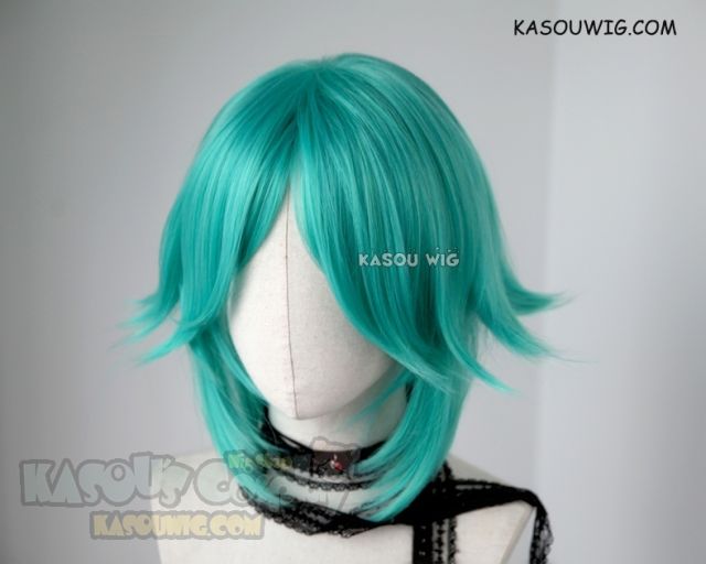 Houseki no Kuni Phosphophyllite short green cosplay wig