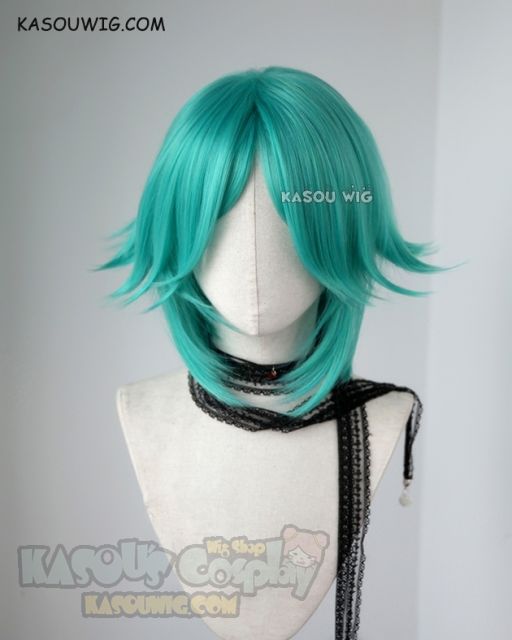 Houseki no Kuni Phosphophyllite short green cosplay wig