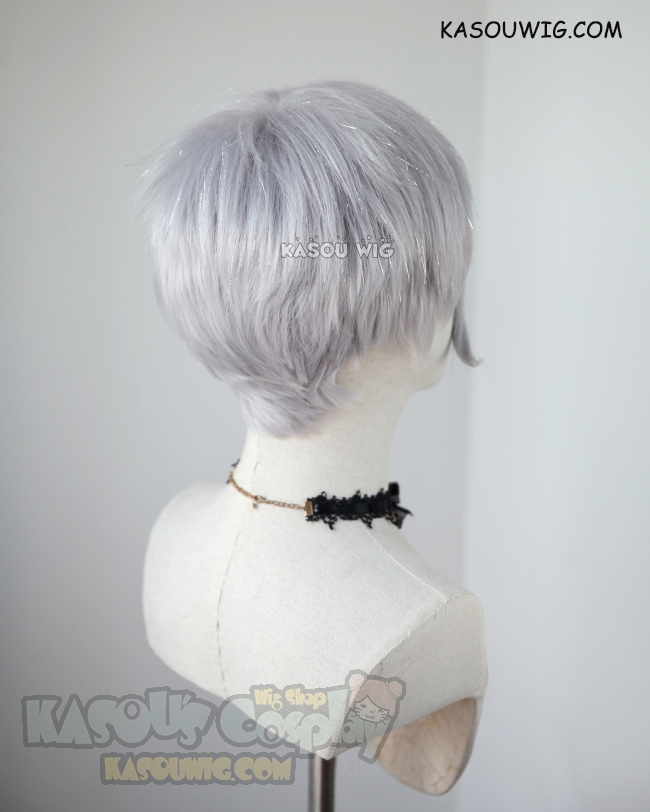 ( Glittering fiber mixed ) Houseki no Kuni Antarcticite light silver ...