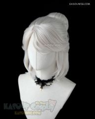 The Witcher 3 Cirilla Fiona Elen Riannon pre-styled bun wig