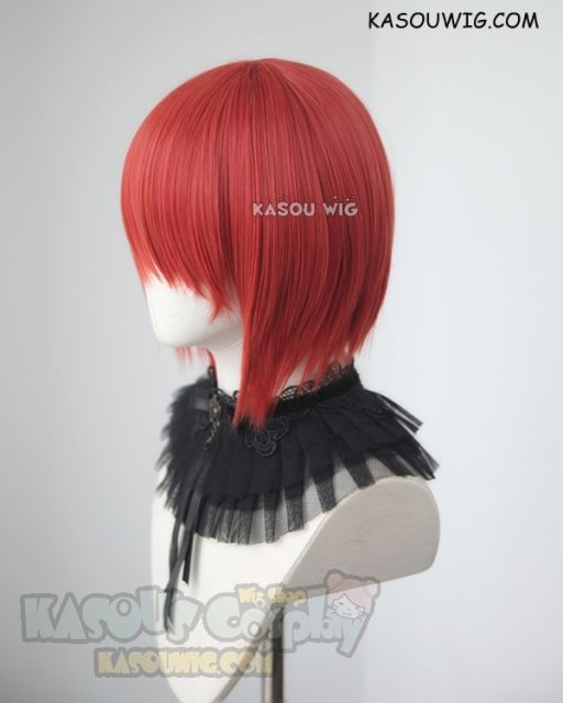 Ancient Magus Bride Mahoutsukai no Yome Hatori Chise red short inverted bob cosplay wig