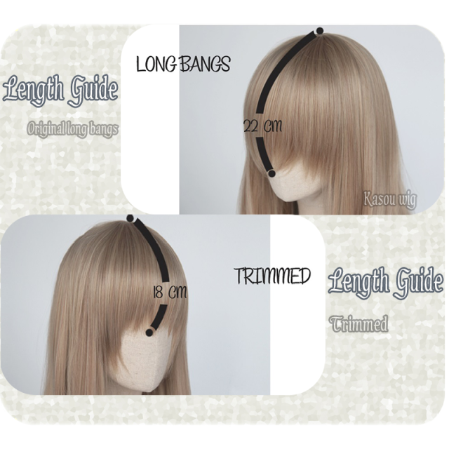 M-1 /  KA005 dark steel gray long bob cosplay wig. shouder length lolita wig suitable for daily use .