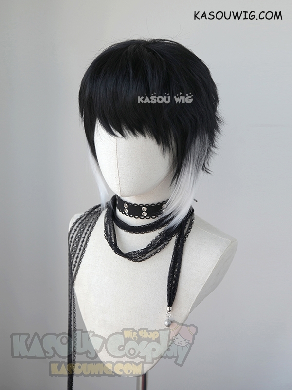 Black hotsell white wig