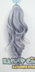 KA057-SP40 A-1/ curly clip on ponytail. 35cm bouncy layered curls