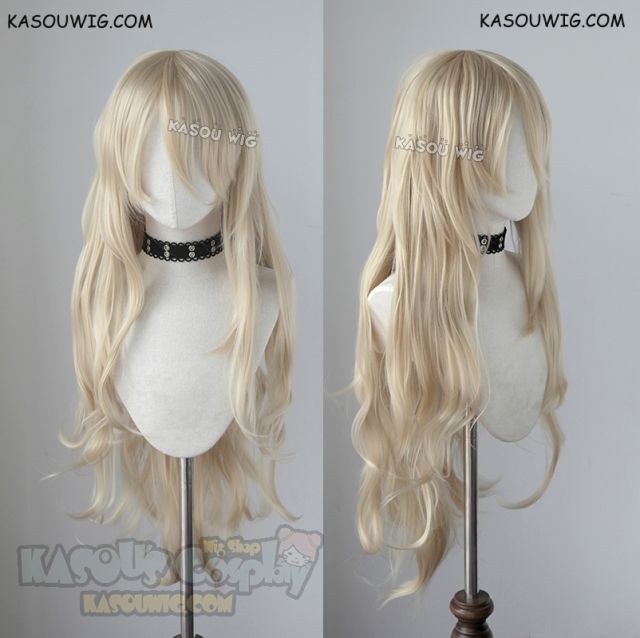 Angels of Death Ray Rachel Gardner 100 CM long messy blonde cosplay wig  KA006