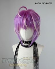 Hypnosis Mic Fling Posse Ramuda Amemura pink purple ombre cosplay wig