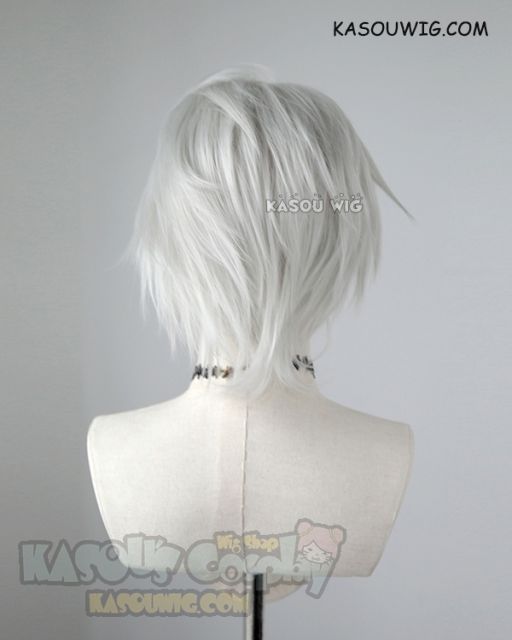 Hypnosis Mic MAD TRIGGER CREW Samatoki Aohitsugi silver white layered wig