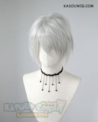 Hypnosis Mic MAD TRIGGER CREW Samatoki Aohitsugi silver white layered wig