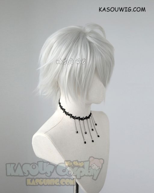 Hypnosis Mic MAD TRIGGER CREW Samatoki Aohitsugi silver white layered wig