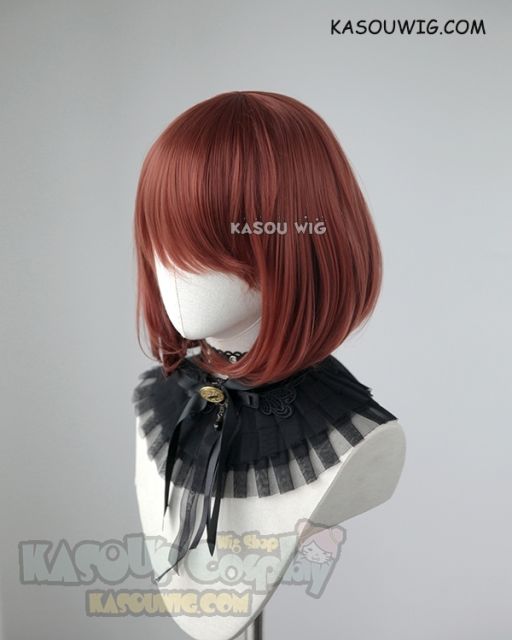 Kingdom Hearts III Kairi auburn short bob cosplay wig