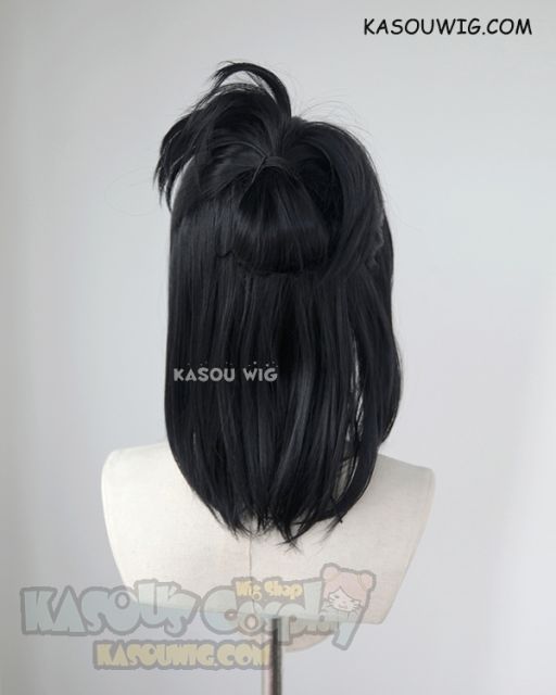 My Hero Academia Shimura Nana medium length black cosplay wig