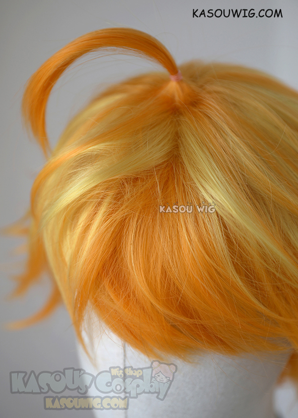 Anime The Promised Neverland Emma Yellow Cosplay Wigs