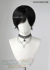 RE Ada short black straight wig