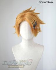 Denki short layered golden wig