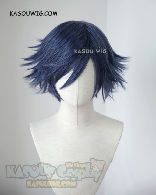 Uta no Prince sama Ichinose Tokiya short flippy navy blue cosplay wig. KA051