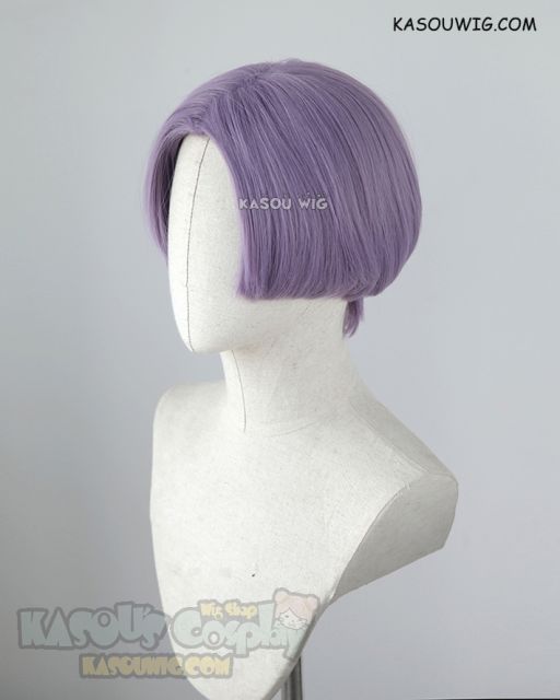 Dragon Ball Trunks short middle parted purple cosplay wig SP33