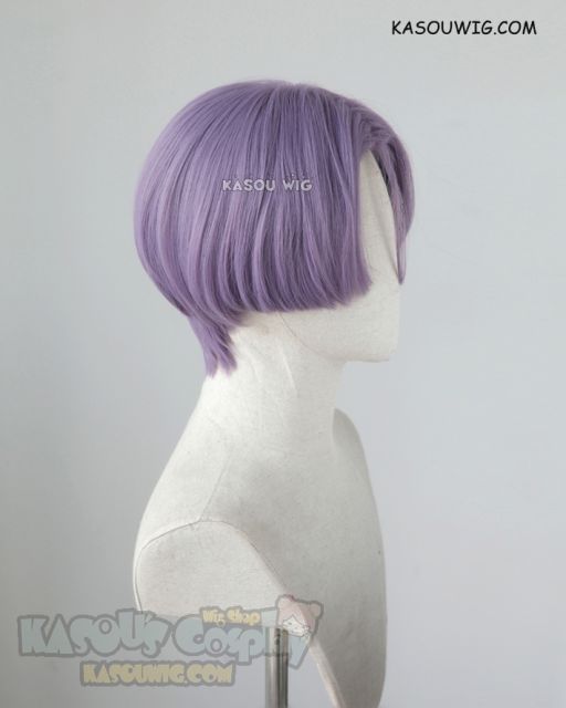 Dragon Ball Trunks short middle parted purple cosplay wig SP33
