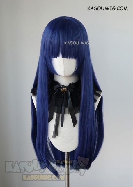 Houseki no Kuni Lapis Lazuli 80cm long blunet-cut straight blue wig