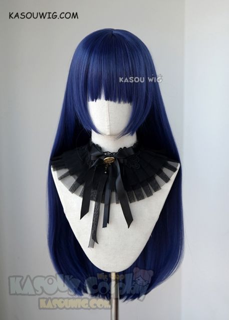 Houseki no Kuni Lapis Lazuli 80cm long blunet-cut straight blue wig