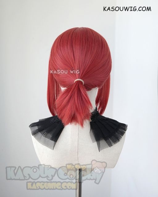 【Sold Out, won't restock】Ancient Magus Bride Mahoutsukai no Yome Hatori Chise red ponytail cosplay wig