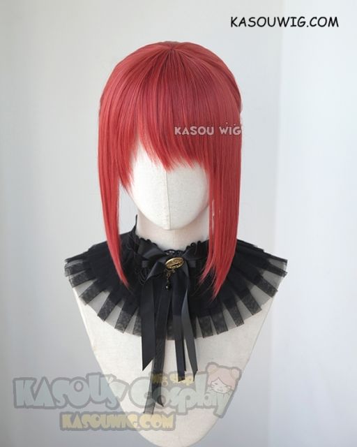 【Sold Out, won't restock】Ancient Magus Bride Mahoutsukai no Yome Hatori Chise red ponytail cosplay wig
