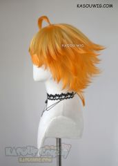 The Promised Neverland Emma short flippy yellow orange ombre cosplay wig