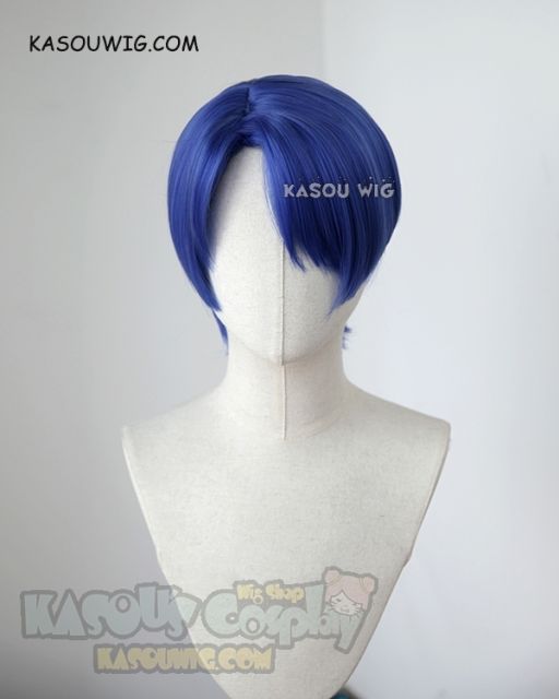 Uta no Prince sama Hijirikawa Masato short pre-cut blue cosplay wig