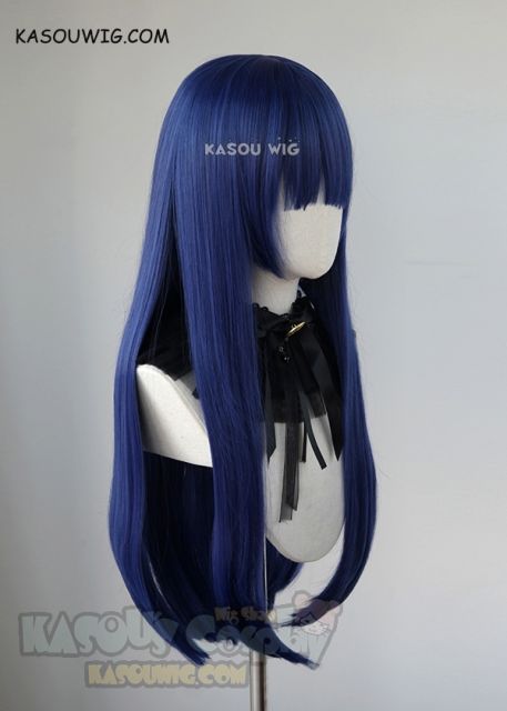 Houseki no Kuni Lapis Lazuli 80cm long blunet-cut straight blue wig