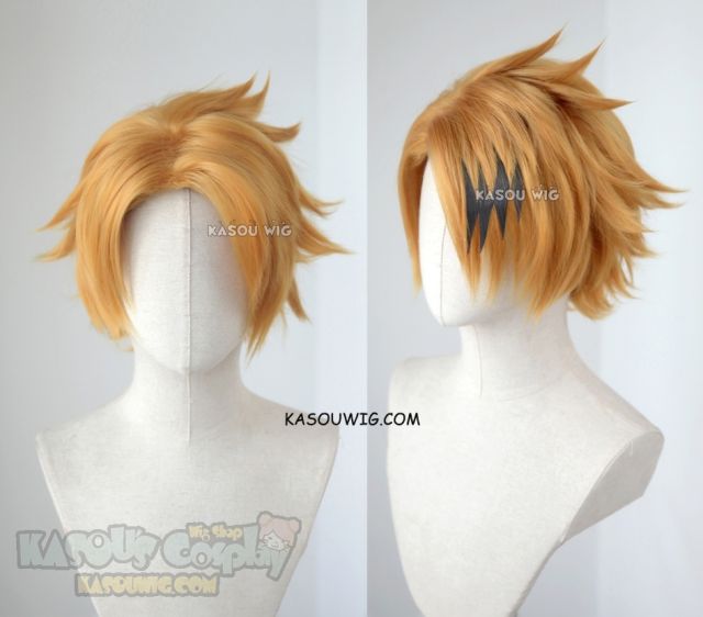 My Hero Academia Kaminari Denki short layered golden wig