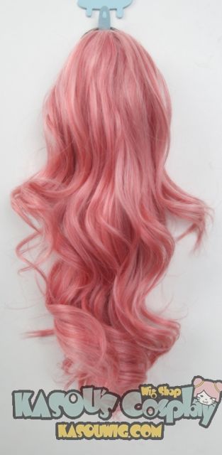 KA022- KA038 A-1 / curly clip on ponytail. 35cm bouncy layered curls