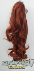 KA022- KA038 A-1 / curly clip on ponytail. 35cm bouncy layered curls
