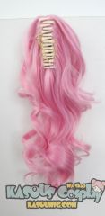 KA022- KA038 A-1 / curly clip on ponytail. 35cm bouncy layered curls