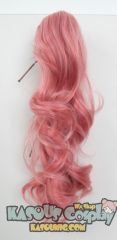 KA022- KA038 A-1 / curly clip on ponytail. 35cm bouncy layered curls