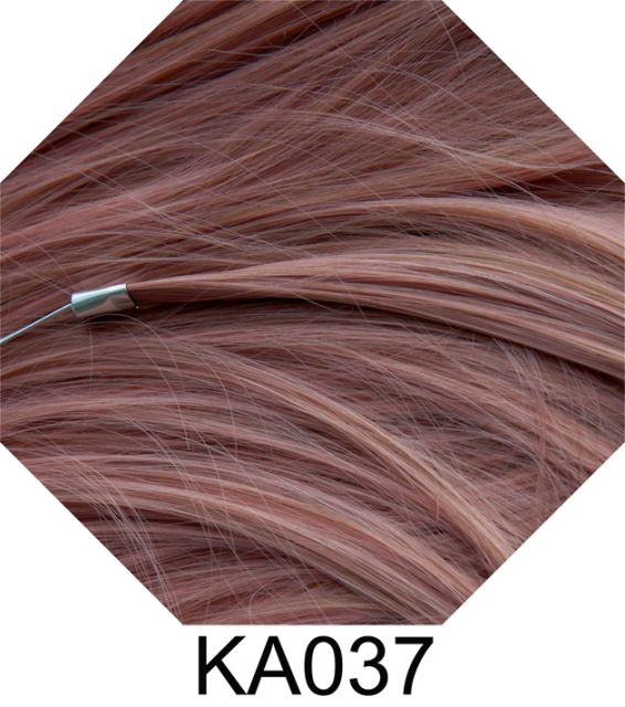KA021 - KA038 A-2/ 62cm layered straight clip-on ponytail