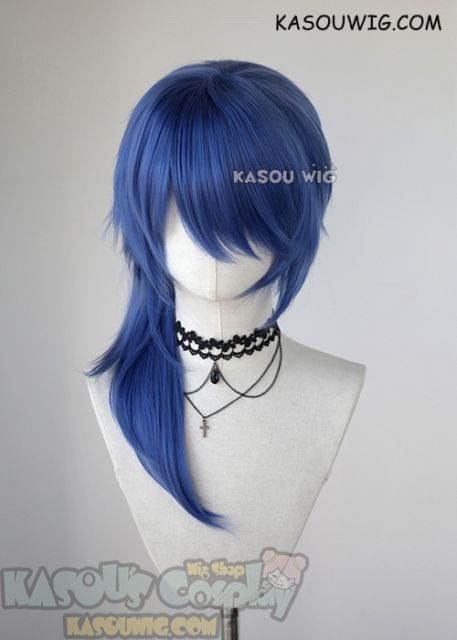 Hypnosis Mic Fling Posse Dice Arisugawa 60CM layered blue cosplay wig