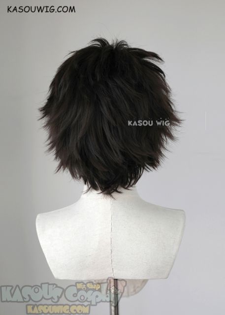 S-1 / KA031 >>31cm / 12.2" short deepest brown layered wig easy to style