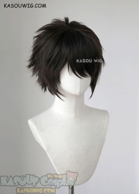 S-1 / KA031 >>31cm / 12.2" short deepest brown layered wig easy to style