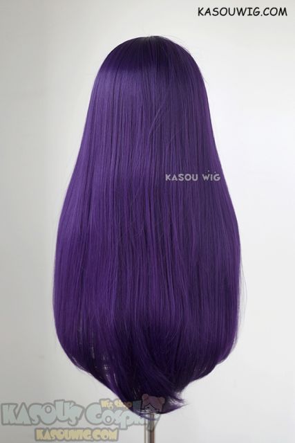 L-2 / SP37 High Score Girl Akira Oono Indigo Purple 75cm long straight wig