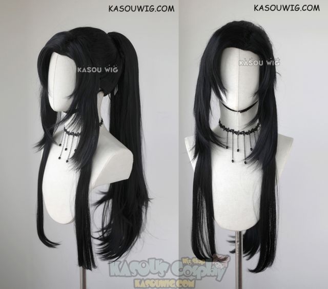 Grandmaster of Demonic Cultivation ( Mo Dao Zu Shi ) Wei Wuxian  85cm long black ponytail cosplay wig